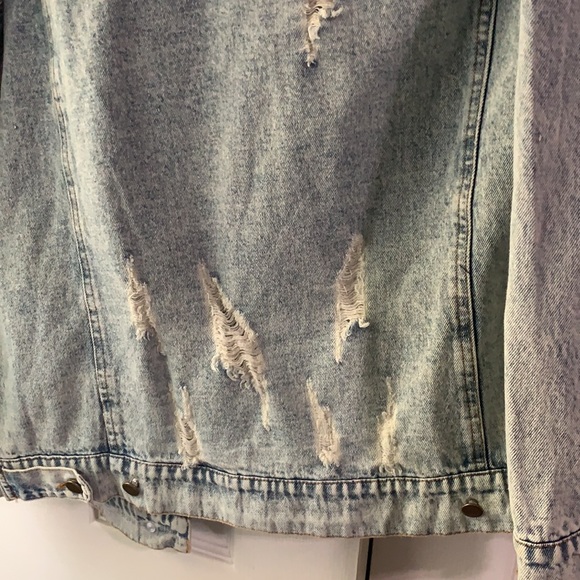 Distressed Jean Jacket - Picture 4 of 5